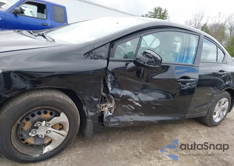 2013 Honda Civic Lx from USA, damaged, VIN 2HGFB2F50DH524724